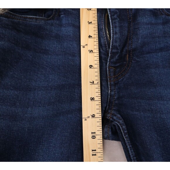 The Perfect Jean NYC Slim Fit Men's Fits 29Wx29.5L Dark Blue Stretch Denim Jeans - Picture 9 of 9